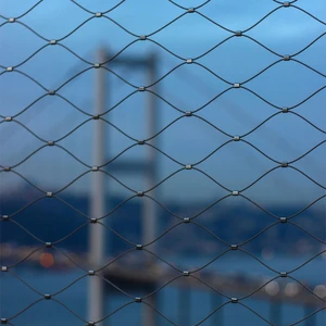 304 316 316L Stainless Steel Rope Mesh Wire Rope Mesh Wire Rope Mesh Net Used For Protection And Decoration
