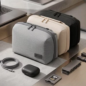 Travel Electronics Cable CaseAccessories Organizer Cord Storage Pouch Bag for Cable