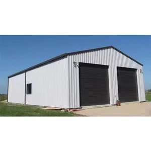 Modern Style Pre-Fabricated Steel Metal Building For Parking Cars Made Sandwich PanelSteel Structure Garage
