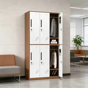 Customizable Modern Steel Locker Large Capacity Durable Storage Cabinet for School Stadium Hotel Changing Room and More
