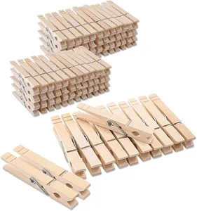 Heavy Duty Wooden Clothespins Clothes Pins Wood Clip for Hanging Clothes
