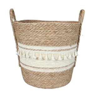 Wicker Woven Storage Basket 3pc Set Vegetable Storage Basket & Organization