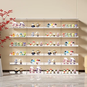 8041-1 Transparent Plastic Folding Stackable Shoes Storage Shoe Box