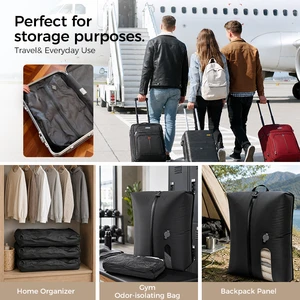Multifunction Waterproof Foldable Vacuum Storage Bags European Design for Wardrobe Bedroom-Nylon Compression Bags for Clothes