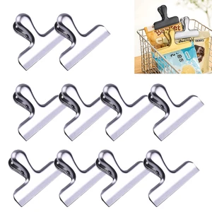 Portable New Kitchen Storage Snack Bag Clips Sealer Clamp Metal Tool Kitchen Accessories Chip Coffee Food Clamp Bag Clip