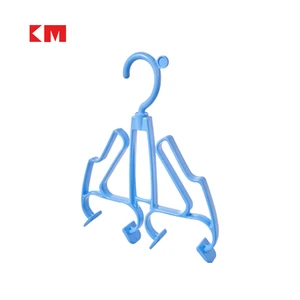 KM6330 Creative Double Hook Shoe Dryer Hanger Flexible Plastic Windproof Outdoor Rack for Shoe Storage