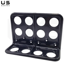 Wire Management PVC Black Plastic Wire Support Bracket Rack-A-Tiers H2 Homer Helper Cable Organizer