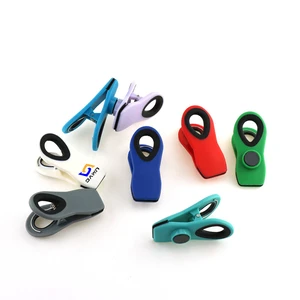 Hot Sale Magnetic Clips Plastic Fridge Magnet Clip Bag Clips