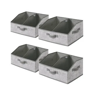 Wholesale Household Folding Clothes Storage Box Storage Basket For Closet Organization