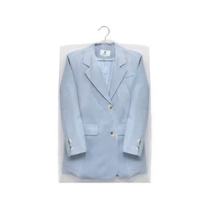 Transparent Plastic Garment Cover Clothing Dust Cover Hanging Bag for Dry Cleaning for Shop Clothing Suit Dust Textile Packaging