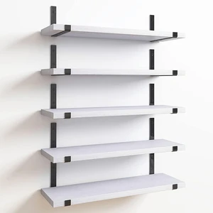 Wall-mounted Wooden Floating Partition Storage Rack, Shelf, Solid Wood Combined Shelf and Rack, Suitable for Solid Walls