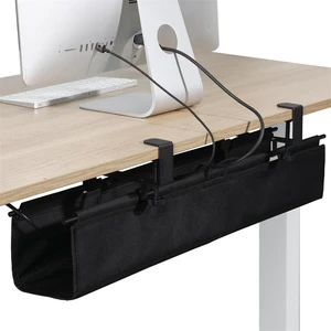 Wire and Cable Organizer for Storage Under Desk Cord Organizer for Office Storage with Clamp for Wire Management Cord Organizer