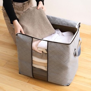 Wholesale Foldable Non-Woven Fabric Storage Bag Large Square Organizer For Clothing Quilts Thickened For Bedroom Use For Shoes