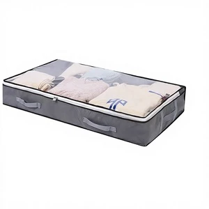 Triple-layered Bag Waterproof Non Woven Fabric Quilt Storage Bags Household Clothes Storage Organizer Under Bed Storage Bag