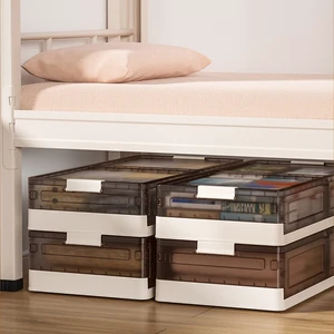 Light Luxury Modern PP Household Large-Capacity Foldable 5-Layer Heavy-Duty Under-Bed Storage Box Wheels Dust-Proof Clothing