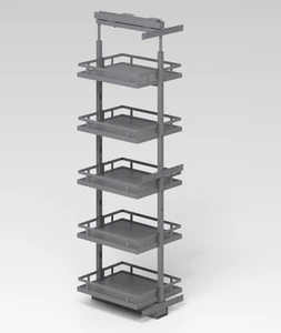 TKK Modern Soft-closed Tall Unit With Metal Board Baskets For Kitchen Accessories Organizers Storage