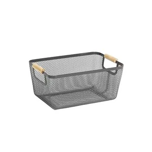 Modern Minimalist Style Black Iron Wire Fruit Basket for Hotel