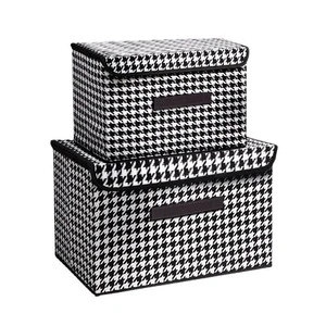2026 Space Saving Under Bed Storage Box Extra Long Foldable Fabric Design Blanket Pillow Organizer for Bedroom Tidying