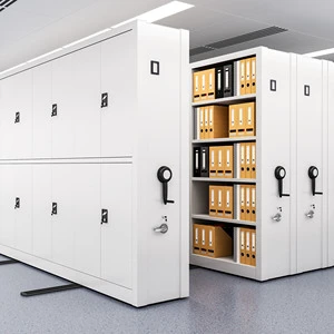 High Density Mobile Shelving Roller Racking System For Efficient Archive Storage And Organization