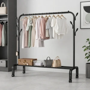 Easy Assembly Hooks Free Standing Tree Coat Jackets Hanger Rack Stand Standing Coat Rack for Bedroom Storage