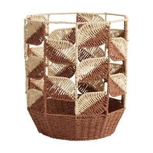 Woven Storage Basket with Large Capacity for Household Use Ideal for Organizing and Storing Items in the Bedroom or Living Room.