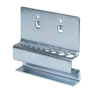 Heavy-Duty Industrial Wall-Mounted Wrench Rack Adjustable Hex Key Organizer with Storage Shelves and Toolboxes for Pegboard