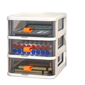 China Manufacture Beauty Make up PP Plastic Household Storage Box Cosmetic Container Desktop & Drawer Organizers Cabinet