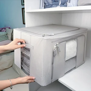 Low Priced Fabric Storage Box Large Capacity Foldable Clothes Storage Box Packaging Storage Bags for Clothing Toys