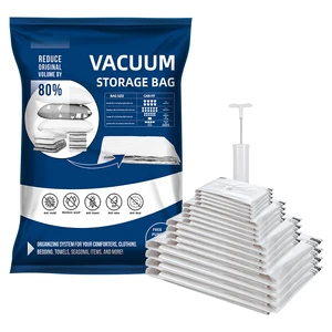 Wholesale Embossed Vacuum Clothes Storage Bags Space Saver Storage Vacuum Bag