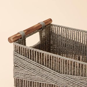 Wholesale Weave Wicker Bathroom Storage Basket Kitchen Woven Bread Rattan Basket
