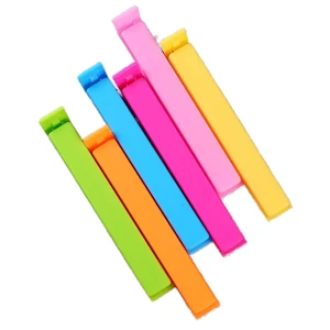 Wholesale 5 Pack 4.2 Inches PP Eco-Friendly Foldable Bag Sealing Clips Food Grade for Secure Snack and Food Storage