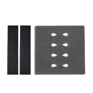 DSX Cord Organizer for Desk Nightstand 5 Cable Slots with Sleeve Routing,Adhesive Wire Holder for Home, Workshop Cord Management