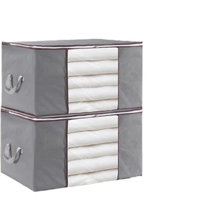 Space-Saving Dustproof Foldable Stackable Closet Storage Bag for Bedding and Clothing