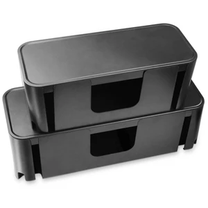 Wholesale Durable PVC Cable Management Box White Cord Hider Organizer Box to Conceal Surge Protector Desk TV Wires