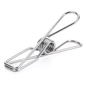 316 Stainless Steel Clothes Pegs Heavy Duty Metal Clips Anti-Rust Food Grade Multi Purpose Clothespins for Kitchen Camping