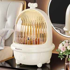 Large Capacity Multi-layer Plastic Makeup Organizer Rack Simple Simple Dormitory Desktop Cosmetic Storage Box Skin Care Box