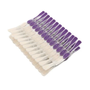 High Quality 12pcs TPR Soft Plastic Clothes Pegs Clothespins Wholesale Plastic Clothespins for air Drying