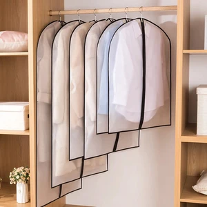 Garment Protector Cover Bag Fully Enclosed Dust Proof Clothes Cover with Zipper Clothes Bags Hanging Durable Clothes Storage Bag