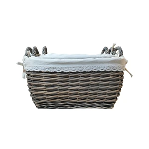 Woven Wicker Basket Storage Basket Flower Basket for Household
