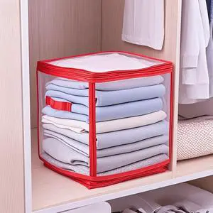 Compartment Transparent Foldable Plastic Christmas Storage Boxes 20-35L Square Capacity Multifunctional Decorations Christmas