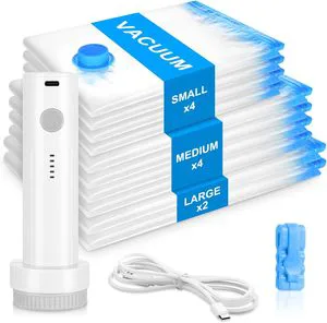 Heavy-Duty Blue Europe-Style Customizable Vacuum Storage Bags for Home Clothing Organization