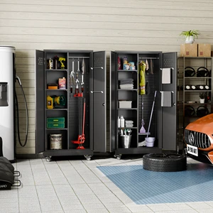 Heavy Duty Metal Garage Tool Cabinets-Workshop Storage Knock-down Structure OEM Service Electrostatic Powder Coating