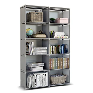 10 Cube Storage Shelves Closet Organizer Storage Cabinet Shelf Waterproof Non-woven Fabric Bookshelf Home Organization