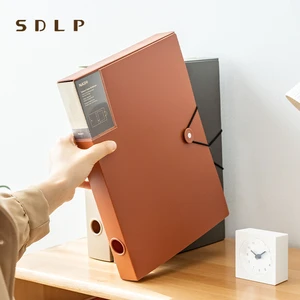 Waterproof And Sturdy File Storage Box With Buckle Design Metal Extraction Hole Office File Box For Office