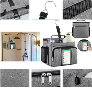 Quality Waterproof Oxford 5-Layer Toiletry Bag with Multi-Functional Storage Durable Compartment Design for Kitchen Wardrobe Use