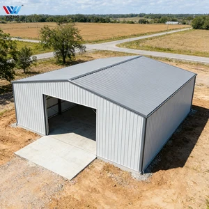 High Quality Semi Open Steel Storage Warehouse Suitable For Factory Material Storage And Vehicle Parking Semi Open Steel