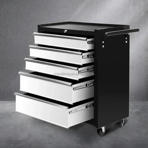 Heavy Duty Tool Cabinet Workshop Tool Chest Stainless Tool Storage Cabinet Workshop Tool Trolley With Wheels Garage Tool Cabinet