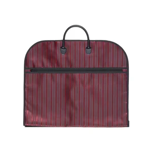 Manufacturer Oxford Garment Suit Bag with Logo Durable Striped Clothing Garment Dust Bag
