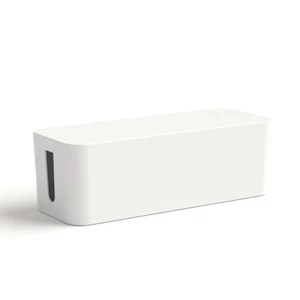 PP Black Wire Cable Storage Box Anti Dust Cable Management Box Cable Organizer Box to Hide
