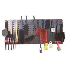 Car Detailing Shop Cold Rolled Steel Wall-Mounted Tool Storage Organize Hanging Board for Car Garage and Workshop